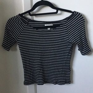 Urban outfitters stripe crop top